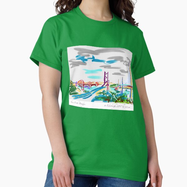 Three Bridges across the Forth to Edinburgh Classic T-Shirt