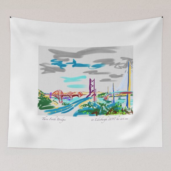 Item preview, Three Bridges across the Forth to Edinburgh designed and sold by Helen Imogen Field.