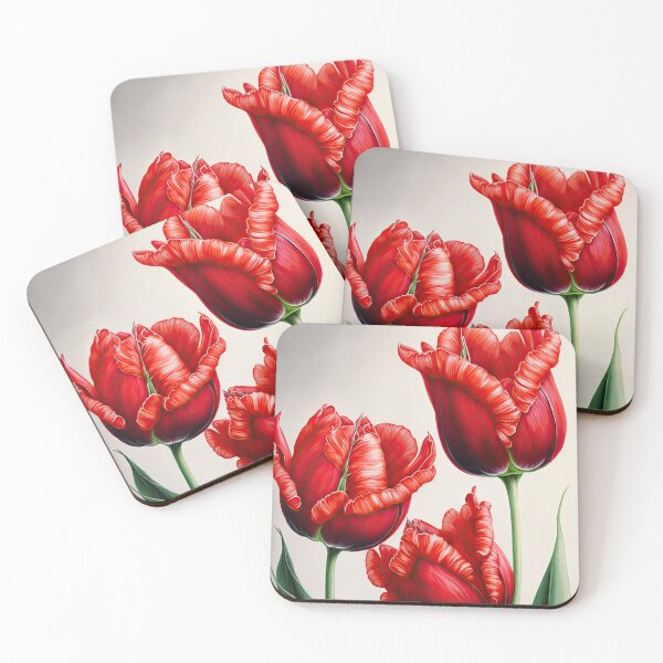 Item preview, Red Tulip Flowers  designed and sold by Vanover Designs.