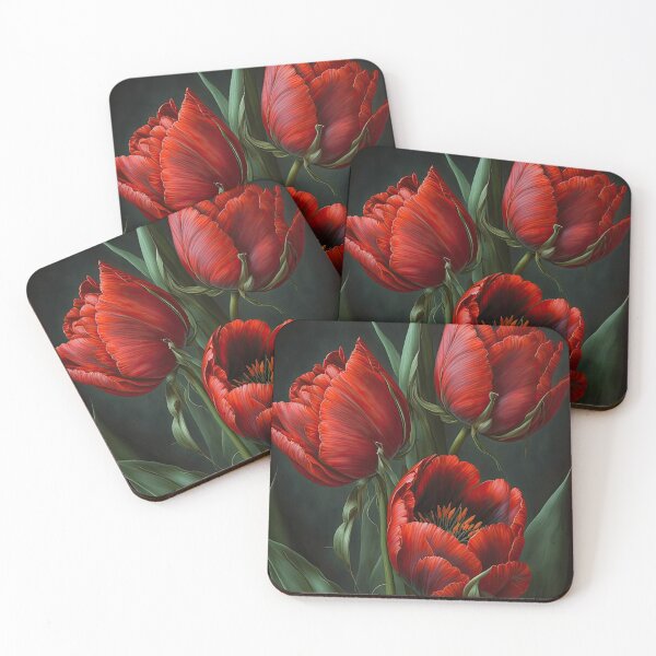 Item preview, Red Tulip Flowers  designed and sold by Vanover Designs.
