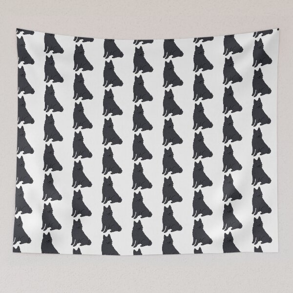 Item preview, Schipperke dog cute illustration  designed and sold by Yarafantasyart.