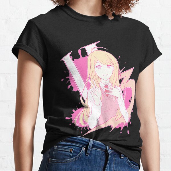 Danganronpa Group Splatter Anime Manga T-Shirt Size S Small Black Graphic  Tee