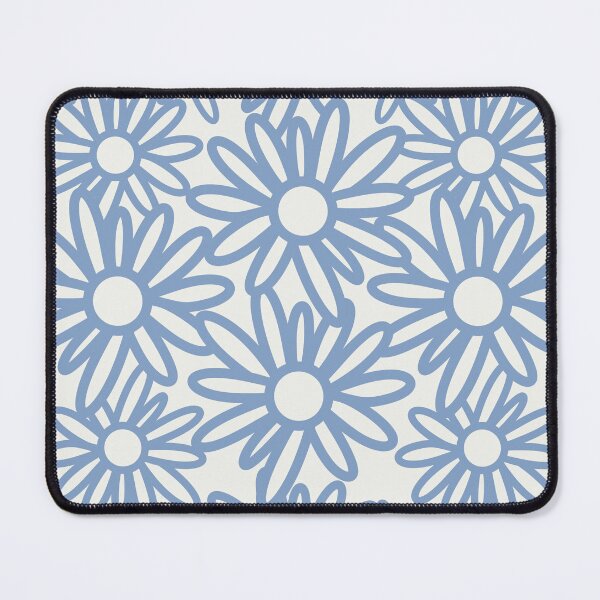 Artikel-Vorschau von Cute Daisy Flower Garden Pattern In Muted Colors Light & Dark Blue, designt und verkauft von scorpiolane.