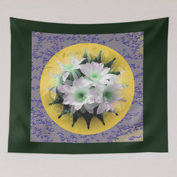 Item preview, Cactus flowers bouquet abstract in Yellow by Iritof designed and sold by iritof.