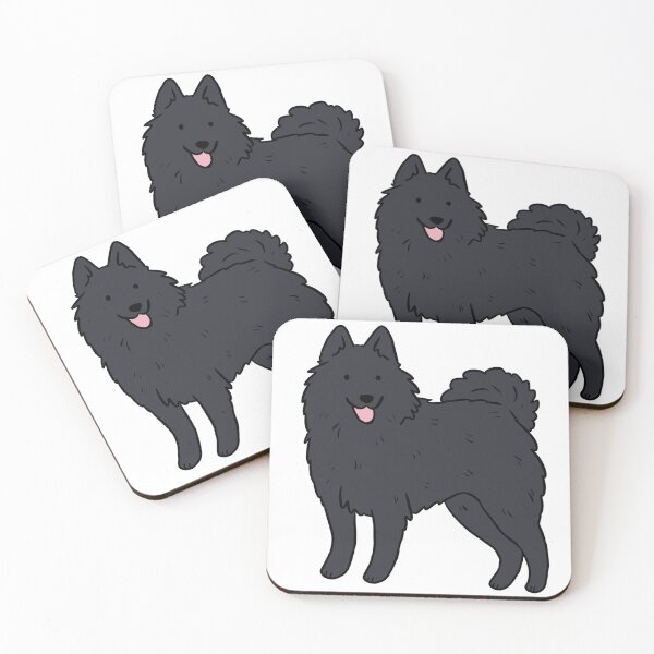 Item preview, Schipperke dog cute illustration  designed and sold by Yarafantasyart.