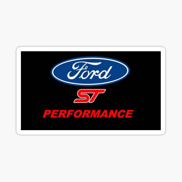 ford fiesta st rendimiento Pegatina