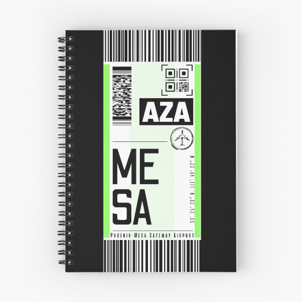 Item preview, MESA AZA classic luggage tag flight stickers designed and sold by LeddsoDello.