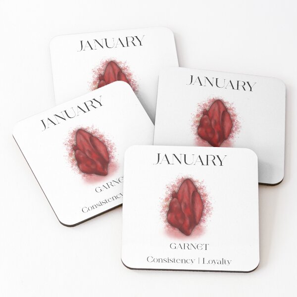 Item preview, January Garnet Birthstone Crystal designed and sold by DHDoodles.