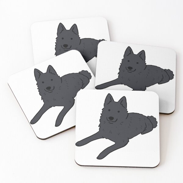 Item preview, Schipperke dog cute illustration  designed and sold by Yarafantasyart.