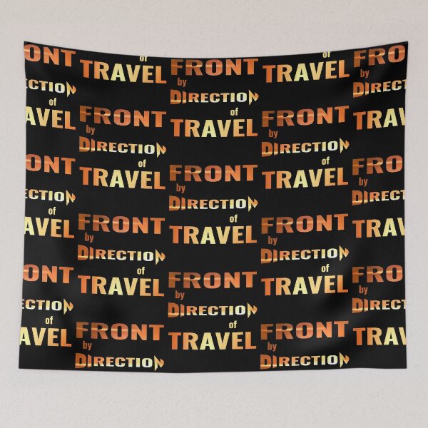 Item preview, Front by direction of travel designed and sold by CottagePop.