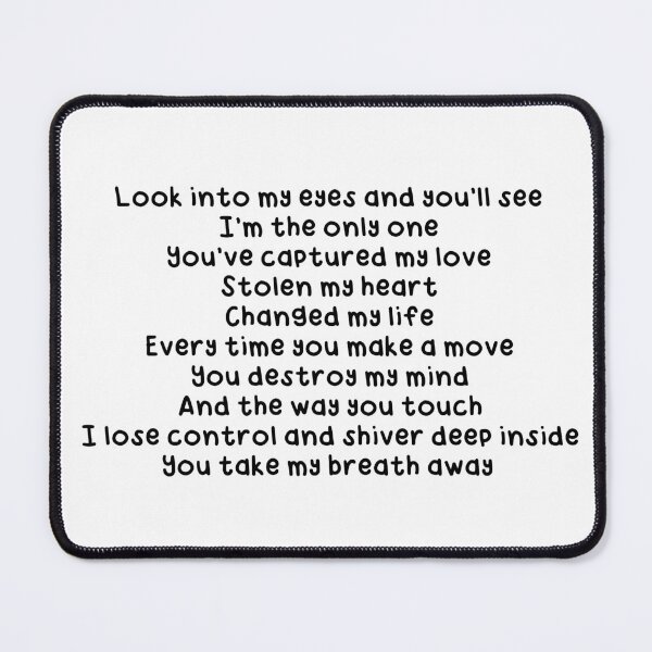 Item preview, You Take My Breath Away by Queen designed and sold by nistee.
