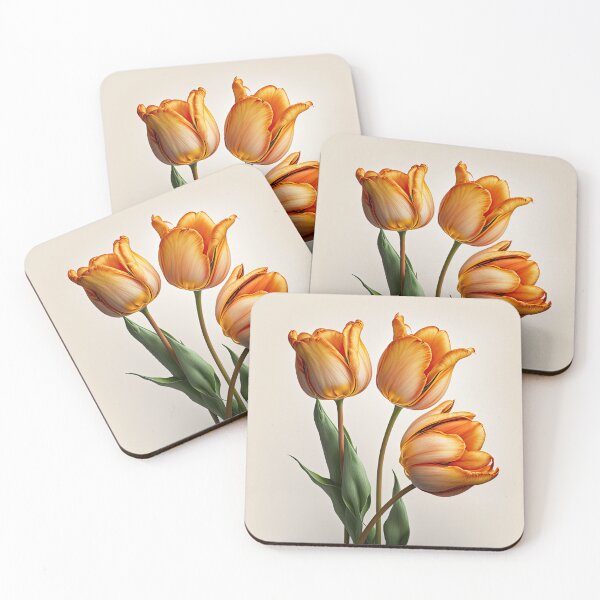Item preview, Orange Tulip Flowers  designed and sold by Vanover Designs.