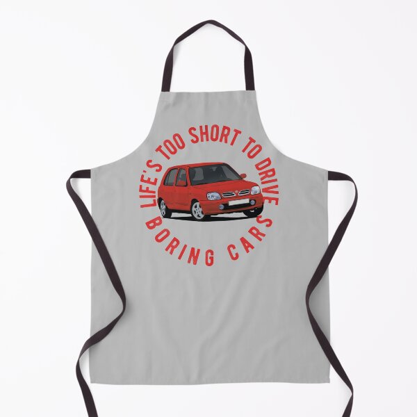 Item preview, Life's too short to drive Boring cars - Nissan Micra (March) K11C red designed and sold by knappidesign.