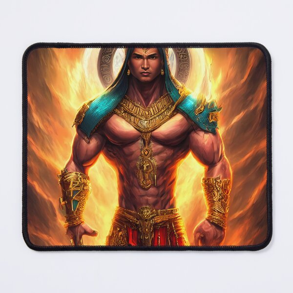Item preview, Sun God Inti, Gold Fire Details, A.I. Artwork - Gods Collection designed and sold by SpektroDesign.