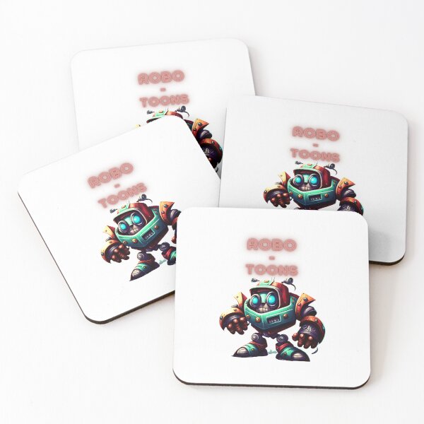 Item preview, Robo-toons: Vibrant Cartoon Robot Designs (Red Robot) designed and sold by Robo-toons.