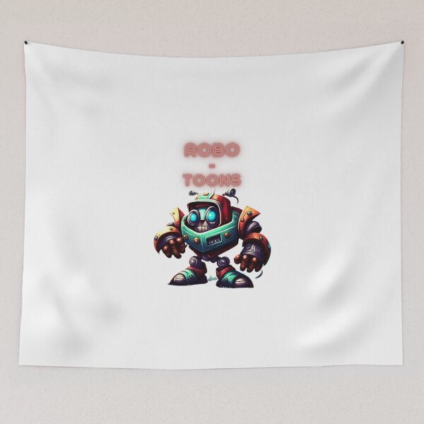 Item preview, Robo-toons: Vibrant Cartoon Robot Designs (Red Robot) designed and sold by Robo-toons.