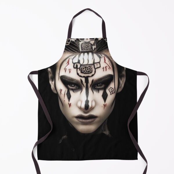 Item preview, Tribal Tattooed Girl Face designed and sold by Basunat.