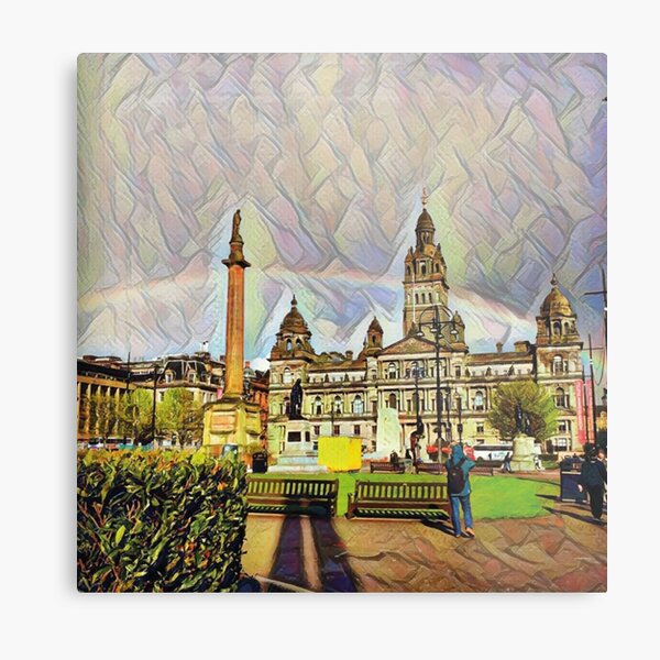 George Square Glasgow Metal Print