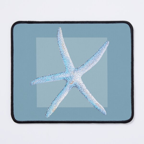 Item preview, Starfish in mid blue designed and sold by LisaLeQuelenec.