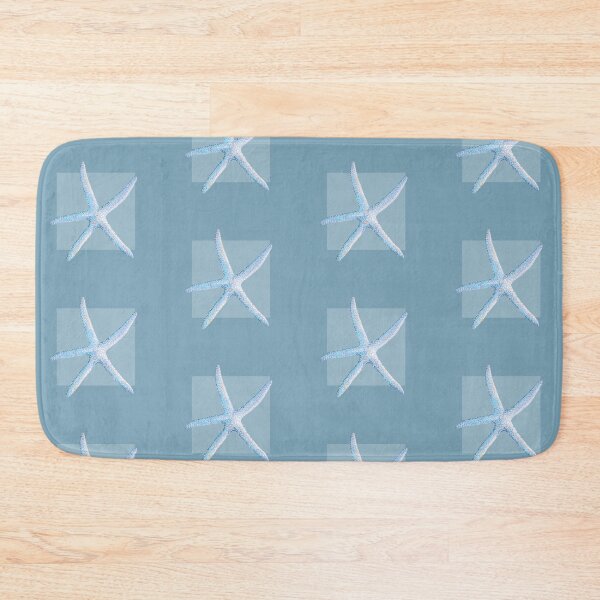 Item preview, Starfish in mid blue designed and sold by LisaLeQuelenec.