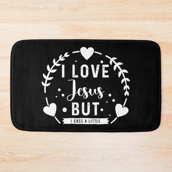 Item preview, I Love Jesus But I Cuss A Little designed and sold by NessiCreates.