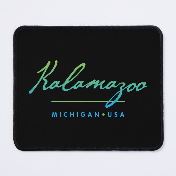 Item preview, Kalamazoo Michigan Typographic Design designed and sold by Futurebeachbum.