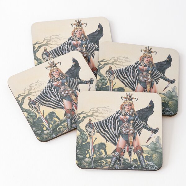 Item preview, Amazona in a Zebra Cloak by Chris Achilleos designed and sold by House of Achilleos.