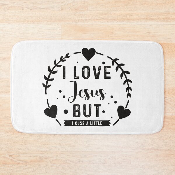 Item preview, I Love Jesus But I Cuss A Little designed and sold by NessiCreates.