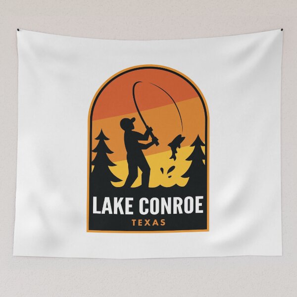 Item preview, Lake Conroe Texas Fishing designed and sold by HalpinDesign.