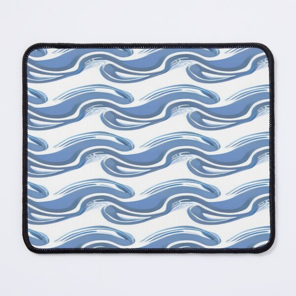 Item preview, Blue Waves Pattern designed and sold by HanaiPrint.