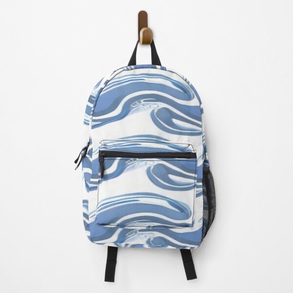 Item preview, Blue Waves Pattern designed and sold by HanaiPrint.