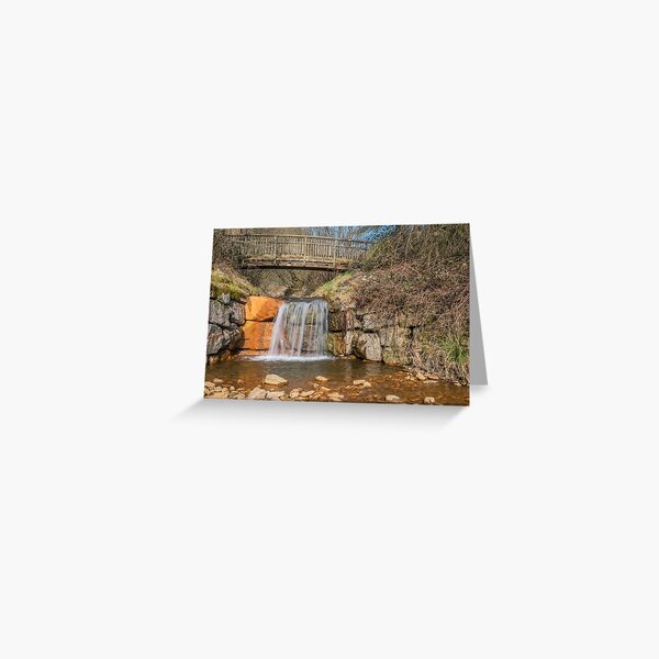 Clydach Vale Waterfall Rhondda Greeting Card