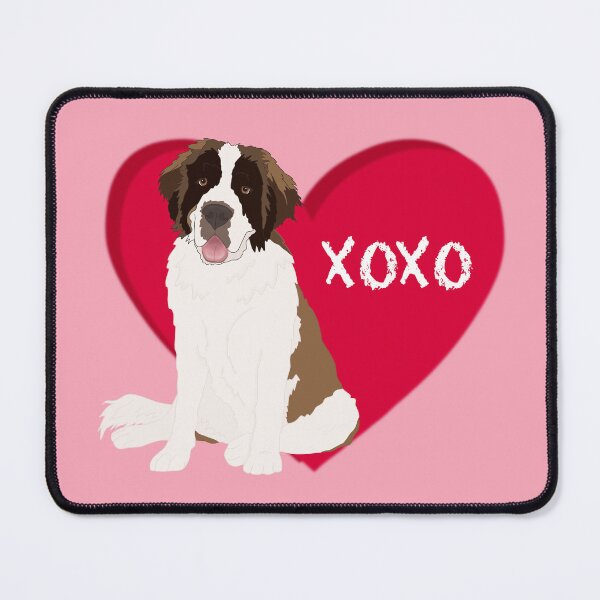 Item preview, Valentines Day Saint Bernard Love Xoxo  designed and sold by KantstandyaC.