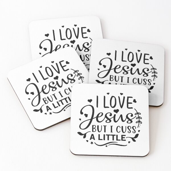 Item preview, I Love Jesus But I Cuss A Little designed and sold by NessiCreates.