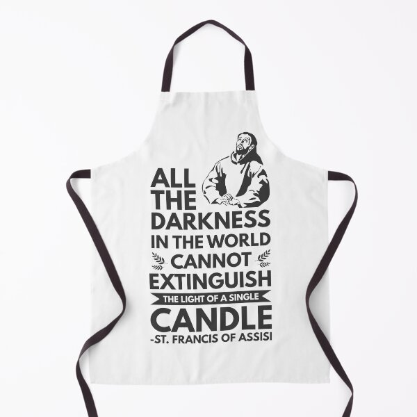 Item preview, All the darkness in the world cannot extinguish the light of a single candle - Catholic Inspirational Quotes designed and sold by catholicquotes.