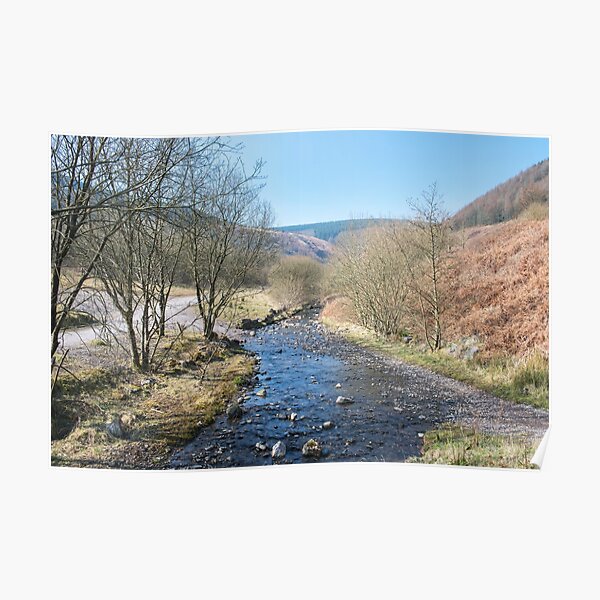 "Old Cambrian Colliery Site Clydach Vale Rhondda" Poster by Cameranick