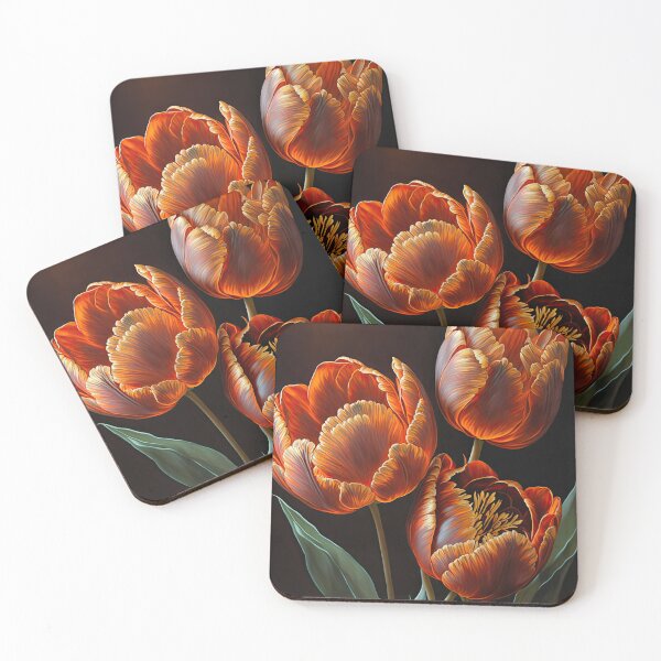 Item preview, Orange Tulip Flowers  designed and sold by Vanover Designs.