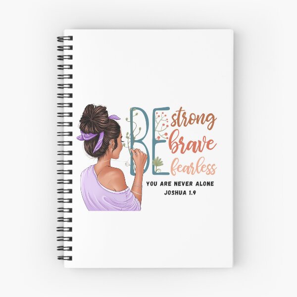 Item preview, Be Strong Be Brave Be Fearless You Are Never Alone Joshua 1.9 -  Be Strong Lady designed and sold by elisarasada.
