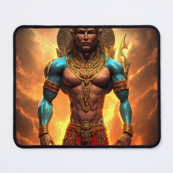 Item preview, Mayan Deity Itzamna, Gold Fire, A.I. Artwork - Gods Collection designed and sold by SpektroDesign.