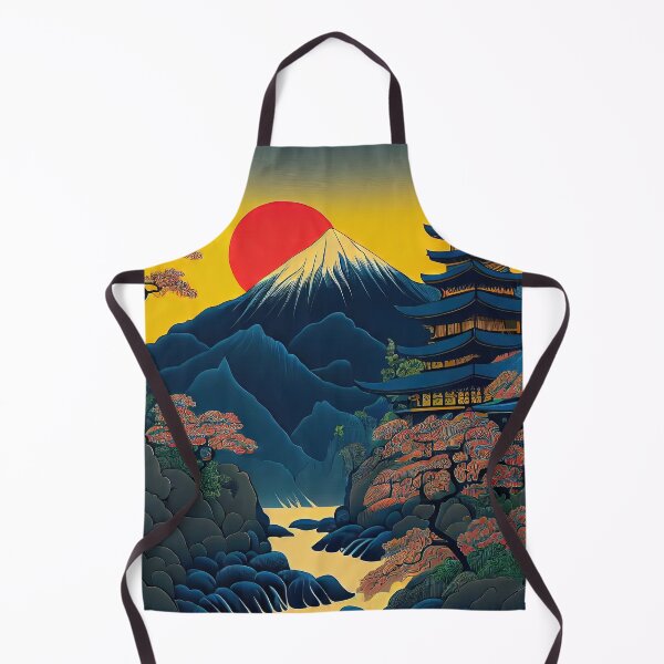 Item preview, Sunset Mountain Temple designed and sold by OccultDreams.