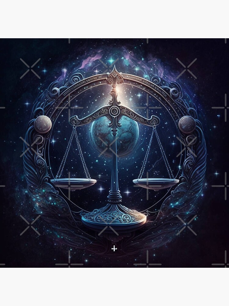 Libra Scales Zodiac Sign Digital Art by Anna W - Pixels