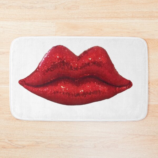 Item preview, Red Hot Lips Shaped Sequin Glitter Kiss Design designed and sold by Poetic4Passion.