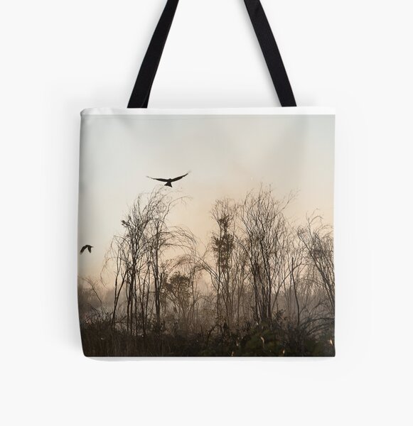 Bush Fire All Over Print Tote Bag