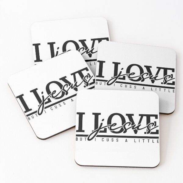 Item preview, I Love Jesus But I Cuss A Little designed and sold by NessiCreates.