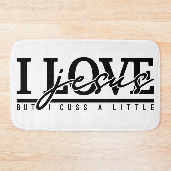 Item preview, I Love Jesus But I Cuss A Little designed and sold by NessiCreates.