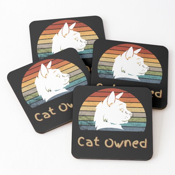 Item preview, Retro Cat Owned designed and sold by Rachel July.