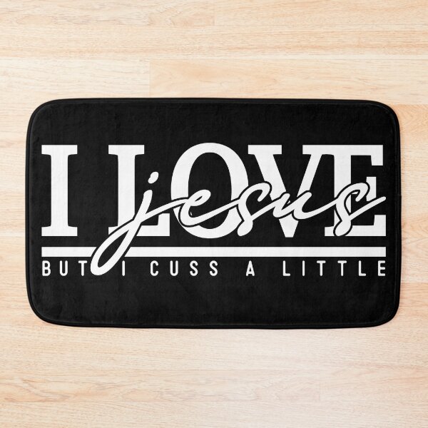 Item preview, I Love Jesus But I Cuss A Little designed and sold by NessiCreates.