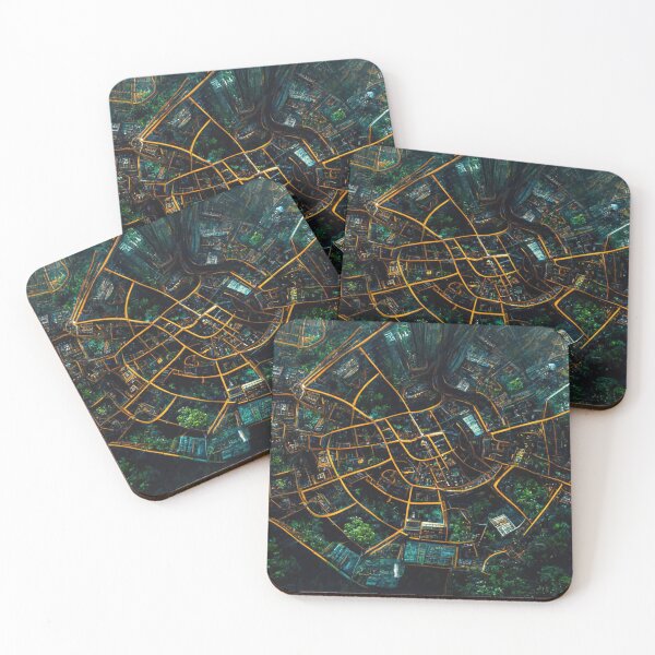 Item preview, Maps in the jungle 3 designed and sold by TheCollageWorld.