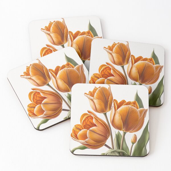 Item preview, Orange Tulip Flowers  designed and sold by Vanover Designs.