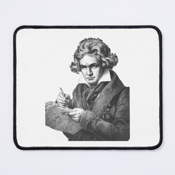 Item preview, ludwig van beethoven (white) designed and sold by Madame Memento.